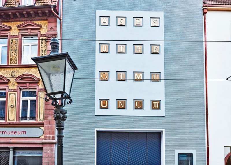 Fassade des Hauses der Graphischen Sammlung, Augustinermuseum Freiburg