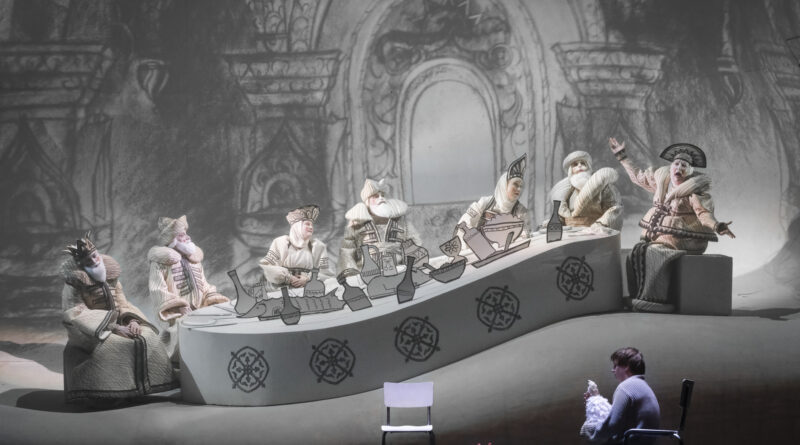 Trotz ukrainischer Proteste zeigt die Straßburger Oper Rimsky-Korsakows „Das Märchen vom Zaren Saltan“ in der klugen, poetischen Regie von Dmitri Tcherniakov