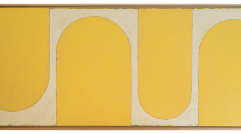 Wie Farbe entsteht: Malerei von Maria Wallenstål-Schoenberg in der Galerie Albert Baumgarten