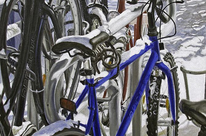 Präzise Pinselstriche und verzerrte Wahrnehmung: Eine Sonderausstellung zeigt den Realismus des Freiburger Malers Ulrich Gater im Schwarzwälder Skimuseum Hinterzarten